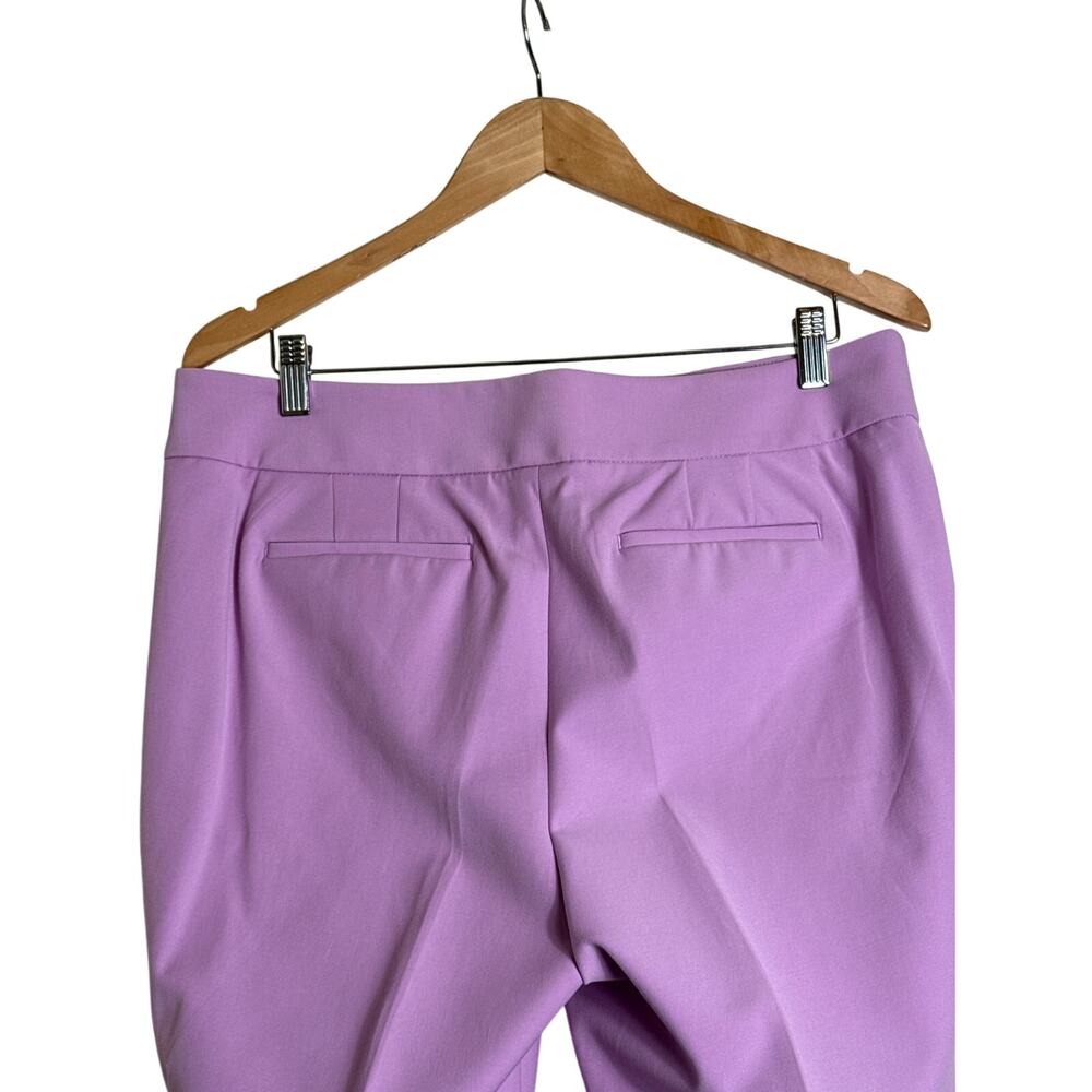 Talbots Orchid Ankle Pants Size 12 Stretch Straight Leg Career - Picture 6 of 8